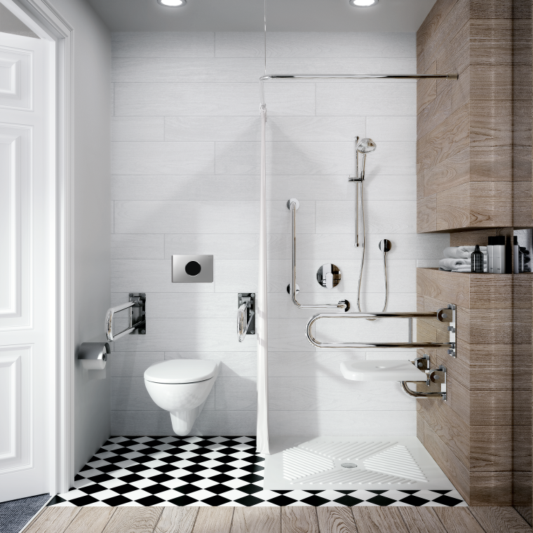 Інклюзивна ванна кімната Інклюзивна ванна кімната