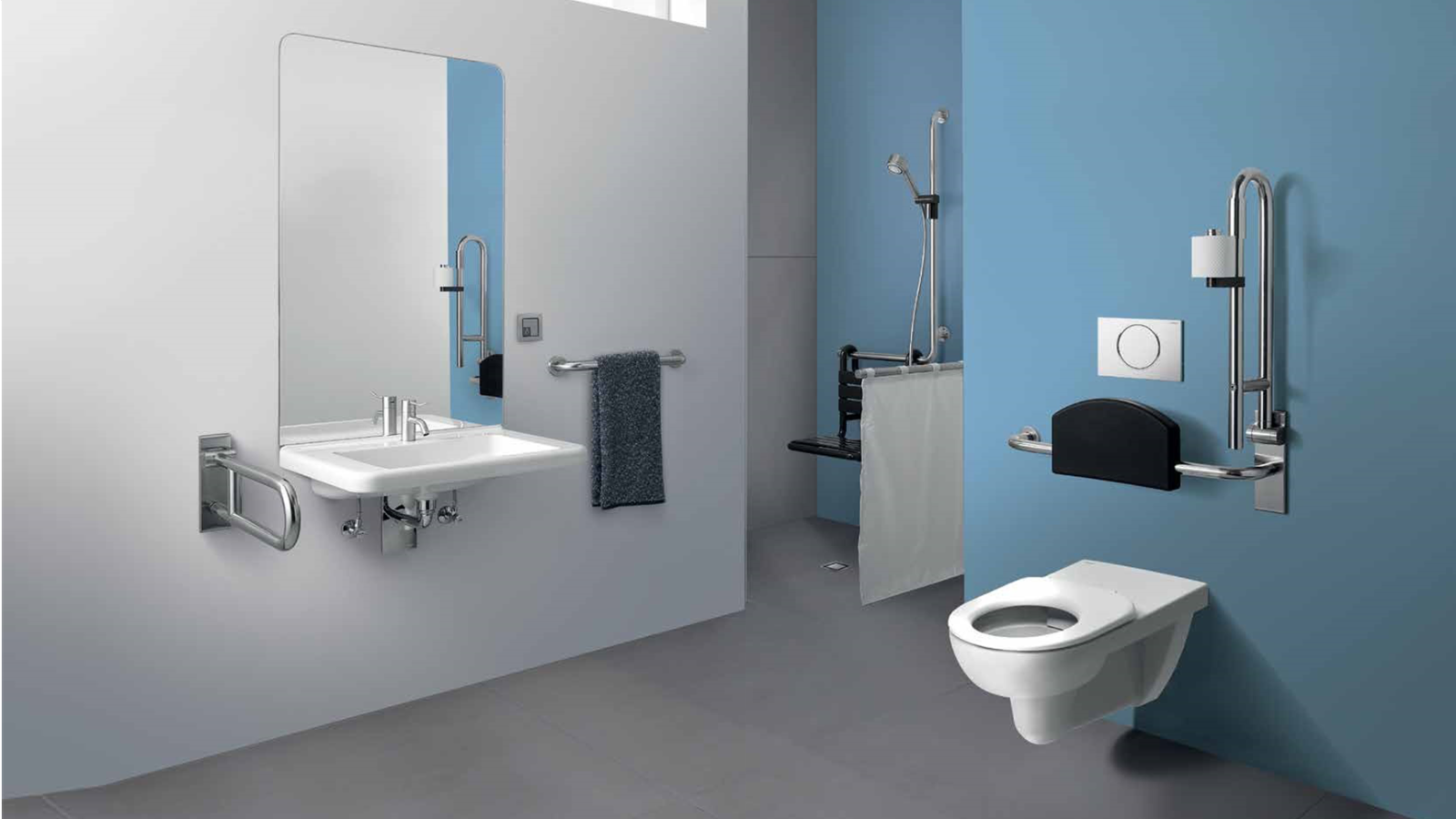 Безбар'єрна ванна кімната Безбар'єрна ванна кімната