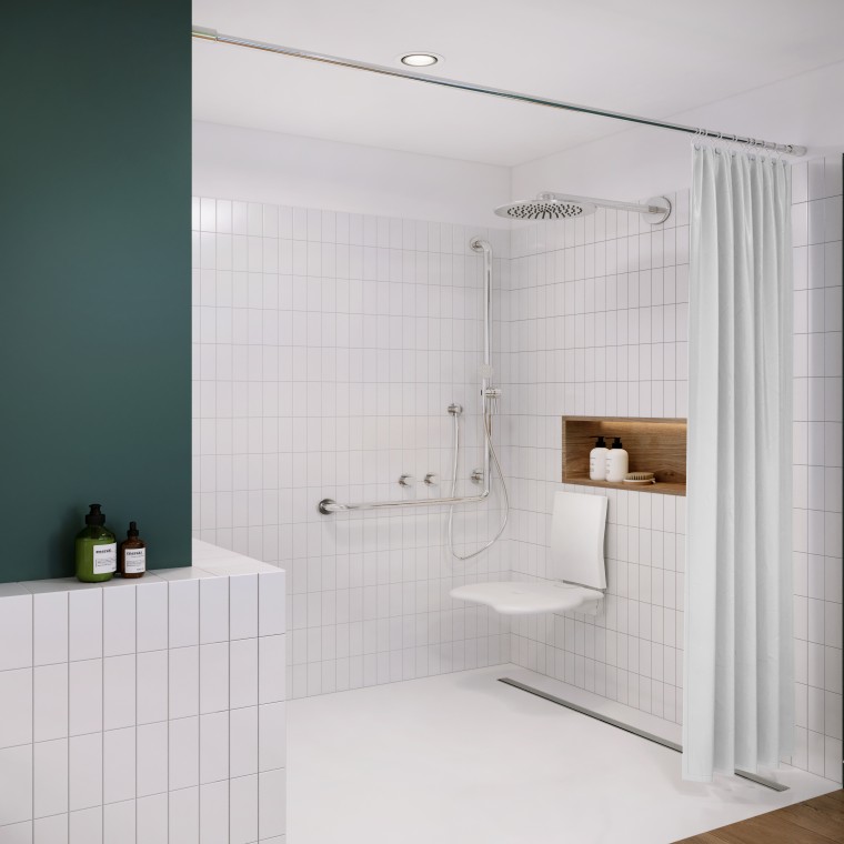 Ванна кімната з безбар'єрними рішеннями KOLO Lehnen