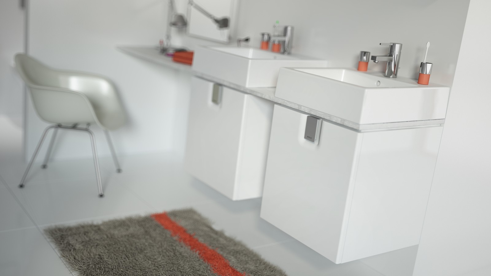 Умивальники з колекції KOLO Twins